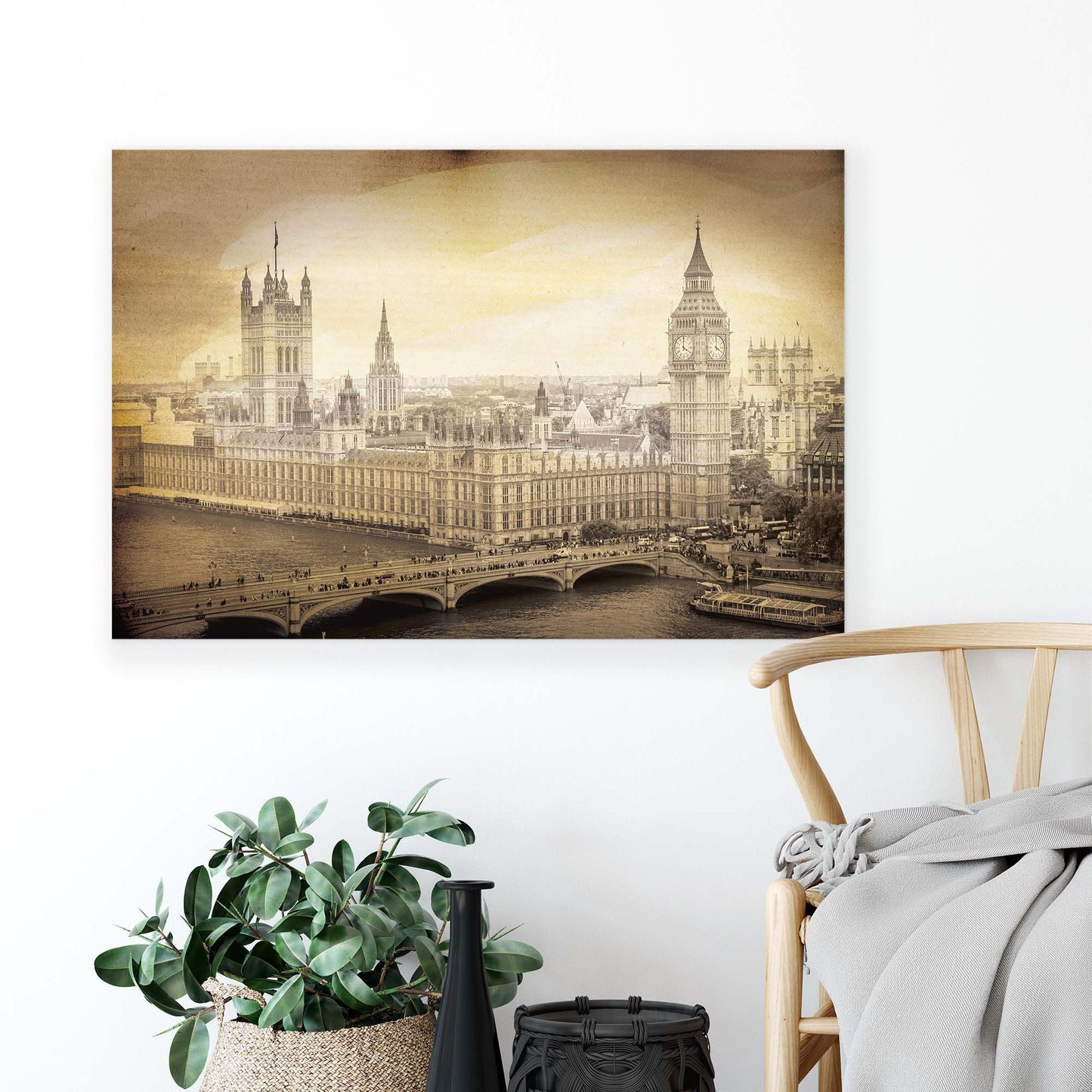 London Canvas Photo Print - USTAD HOME