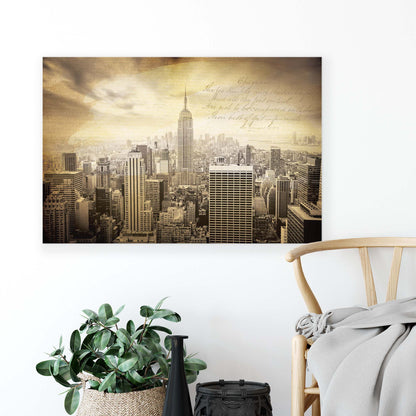 New York Canvas Photo Print - USTAD HOME