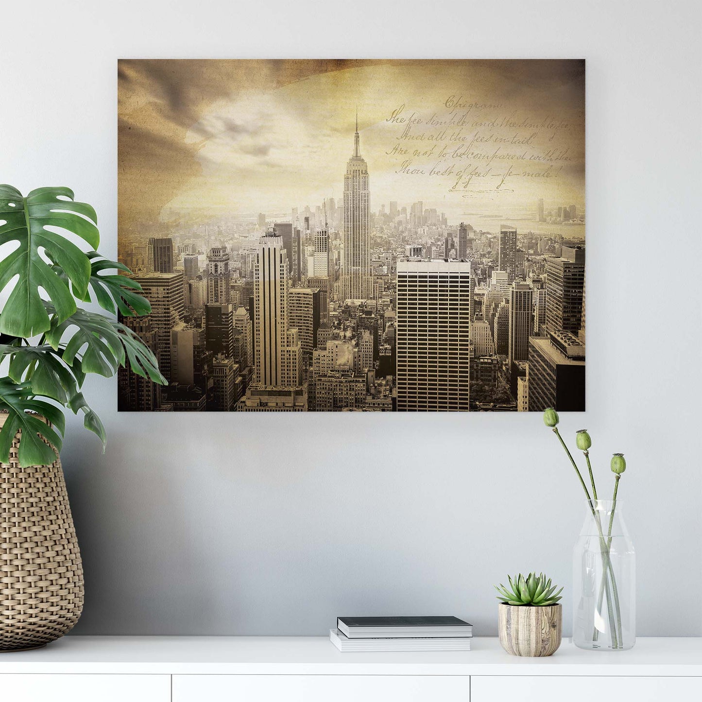 New York Canvas Photo Print - USTAD HOME