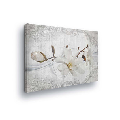 Modern Flowers, Nature, & Swirls Canvas Photo Print - USTAD HOME