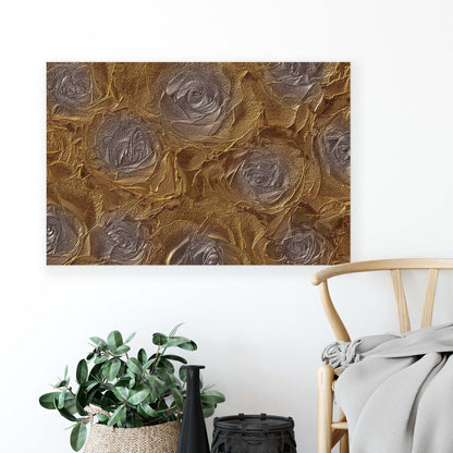 Modern Flowers, Nature, & Swirls Canvas Photo Print