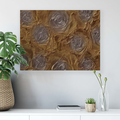 Modern Flowers, Nature, & Swirls Canvas Photo Print