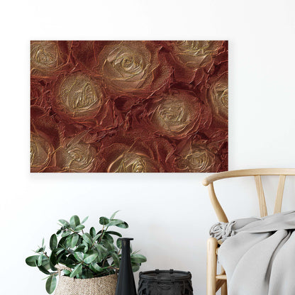 Modern Flowers, Nature, & Swirls Canvas Photo Print