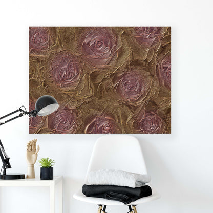 Modern Flowers, Nature, & Swirls Canvas Photo Print