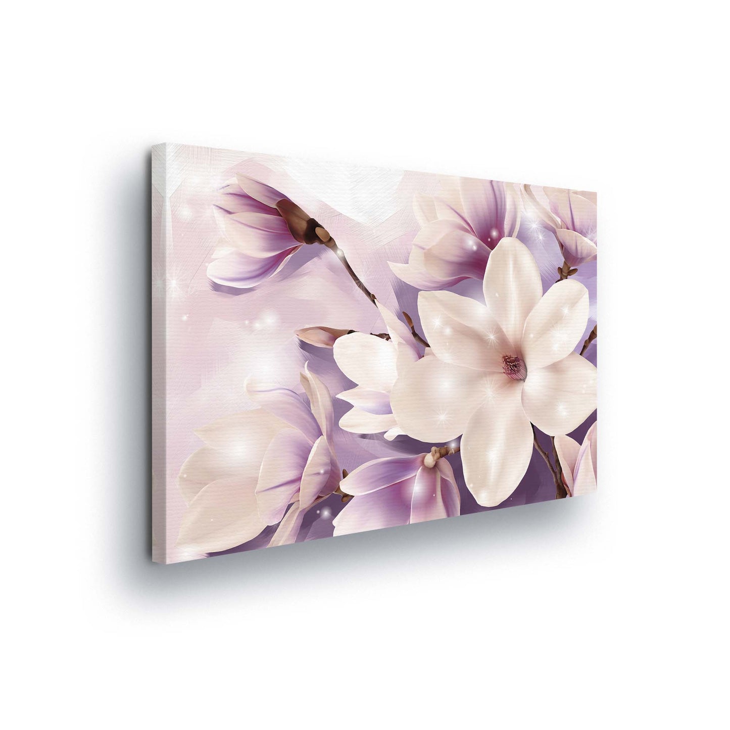 Modern Flowers, Nature, & Swirls Canvas Photo Print