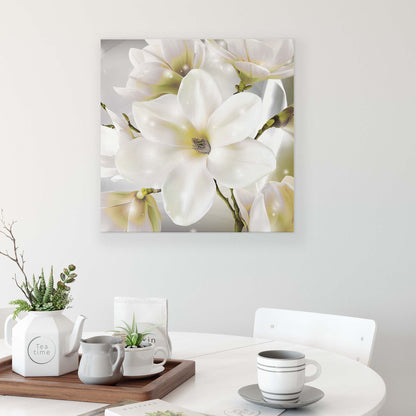 Modern Flowers, Nature, & Swirls Canvas Photo Print - USTAD HOME