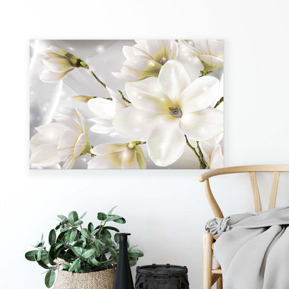 Modern Flowers, Nature, & Swirls Canvas Photo Print - USTAD HOME