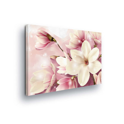 Modern Flowers, Nature, & Swirls Canvas Photo Print - USTAD HOME