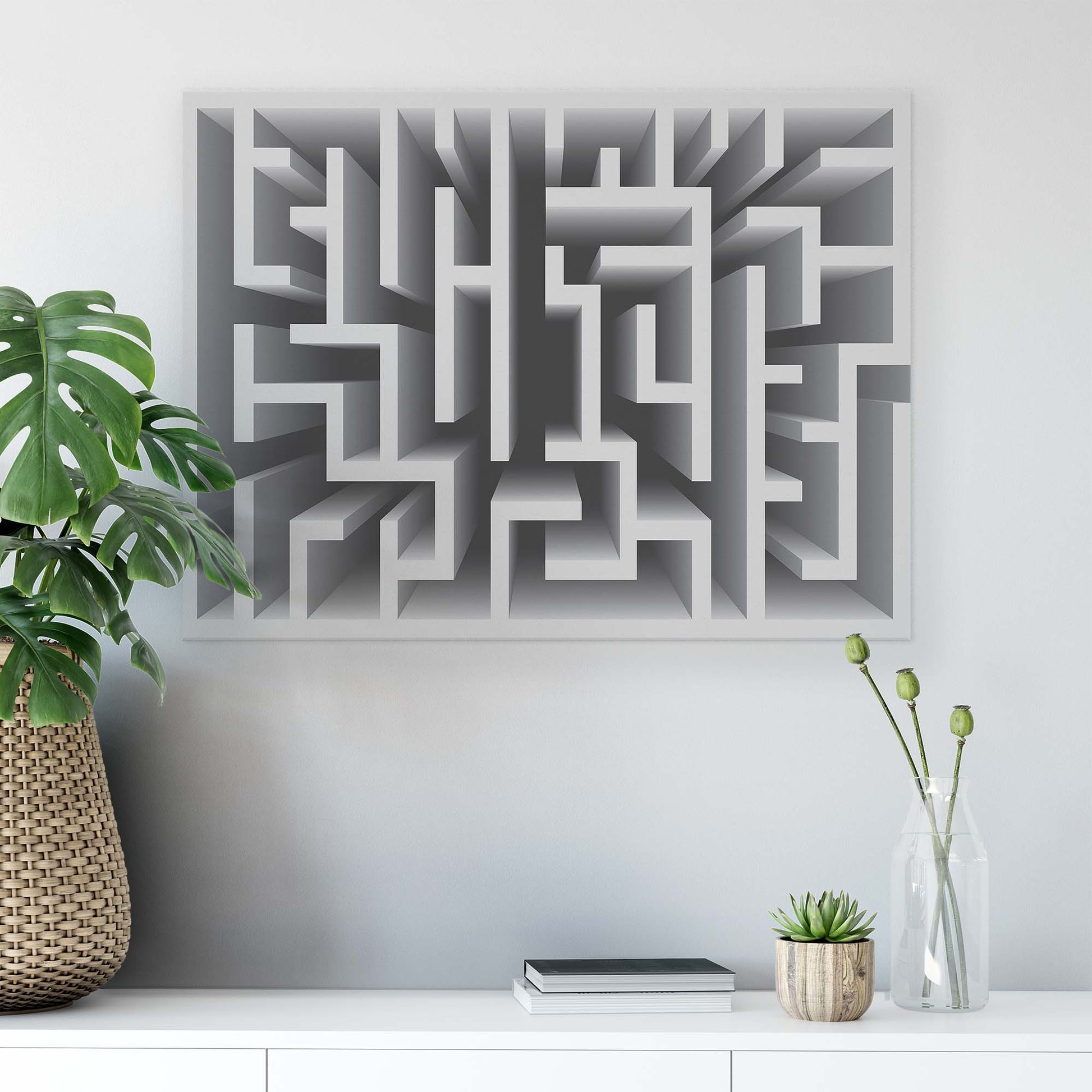 Geometric Canvas Photo Print - USTAD HOME