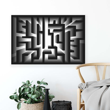 Geometric Canvas Photo Print - USTAD HOME