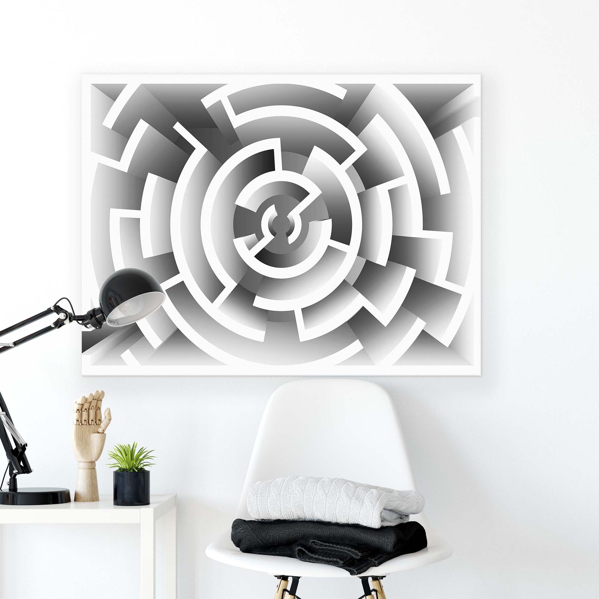 Geometric Canvas Photo Print - USTAD HOME