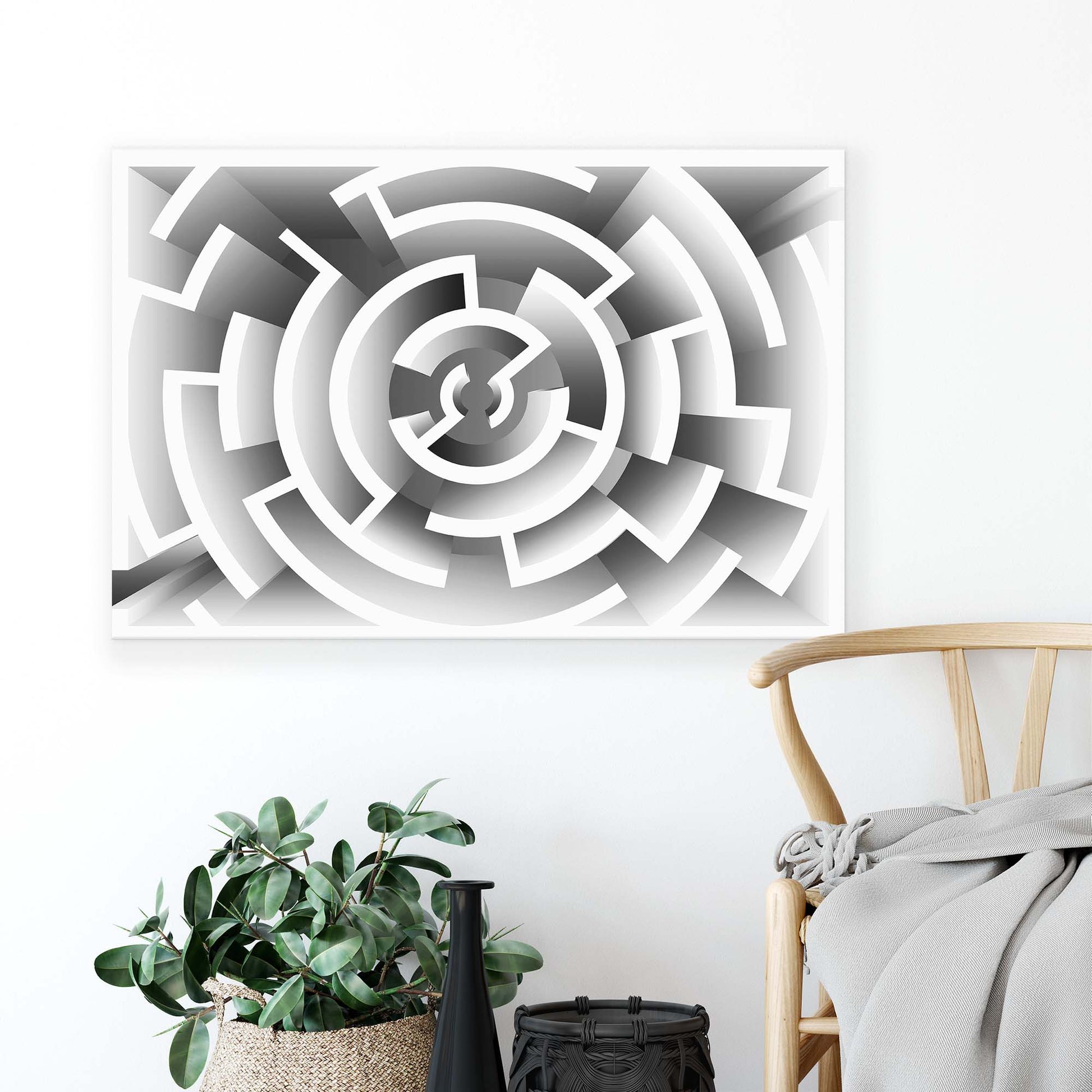 Geometric Canvas Photo Print - USTAD HOME