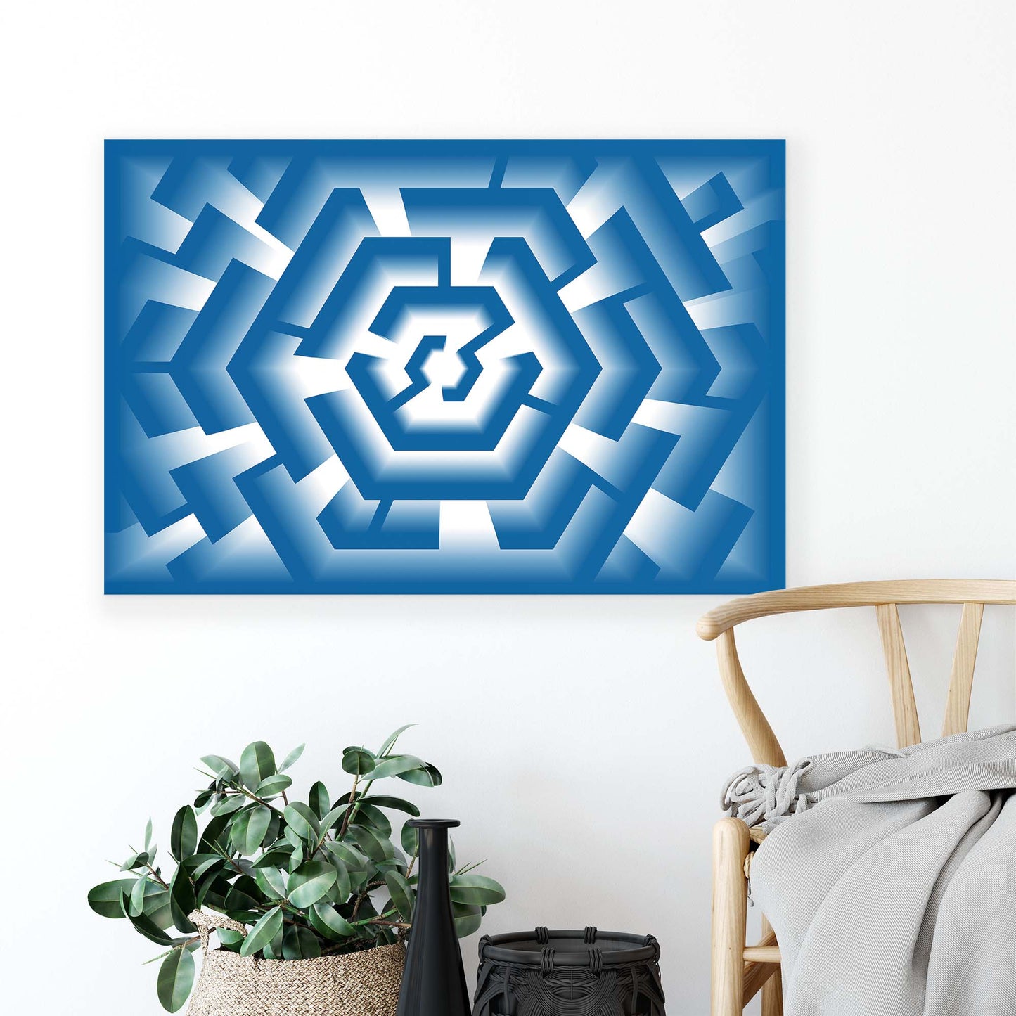 Geometric Canvas Photo Print - USTAD HOME