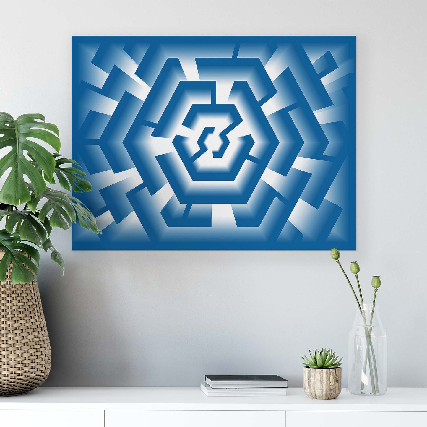 Geometric Canvas Photo Print - USTAD HOME