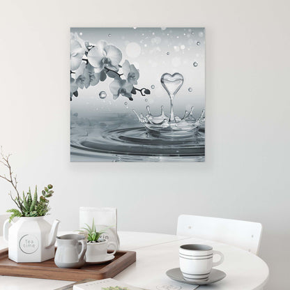 Modern Flowers, Nature, & Swirls Canvas Photo Print