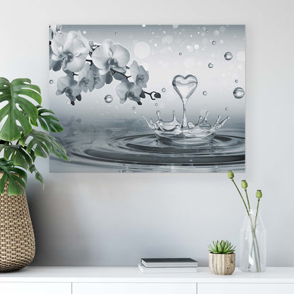 Modern Flowers, Nature, & Swirls Canvas Photo Print