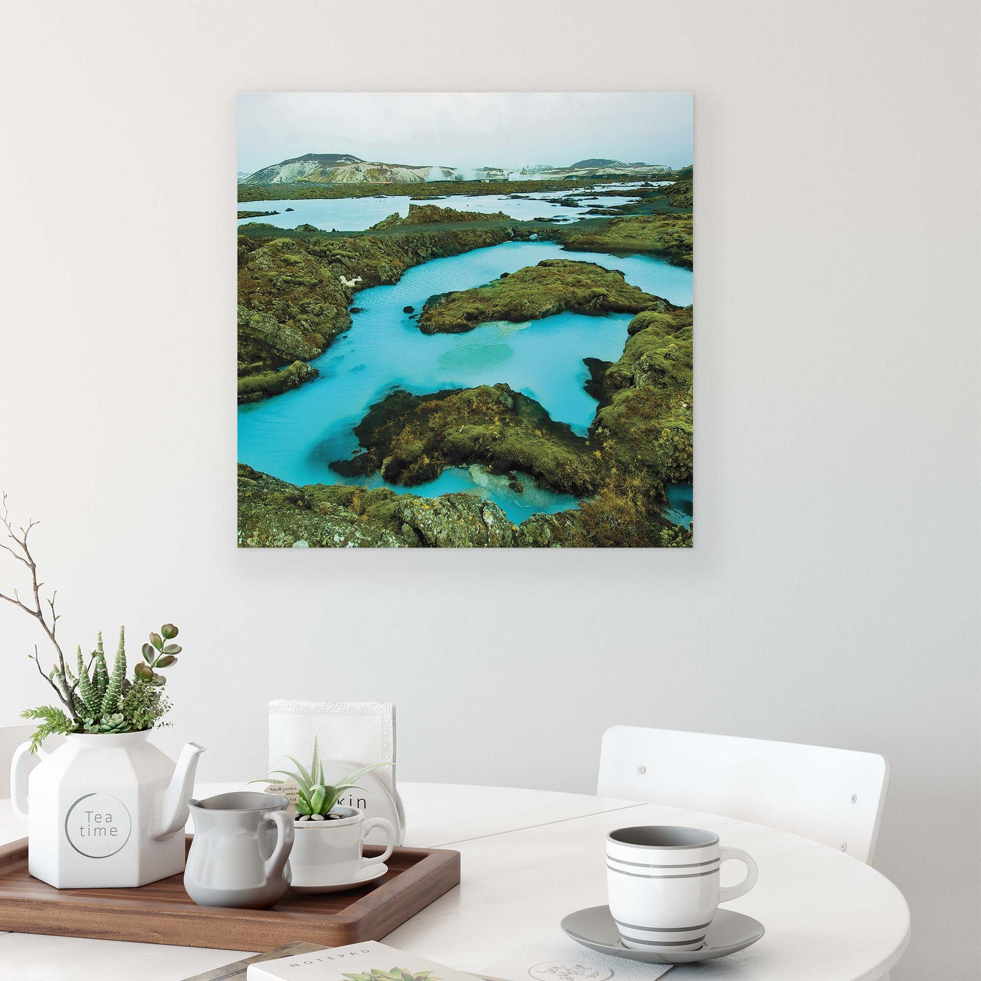 Lakes & Waterfalls Canvas Photo Print - USTAD HOME