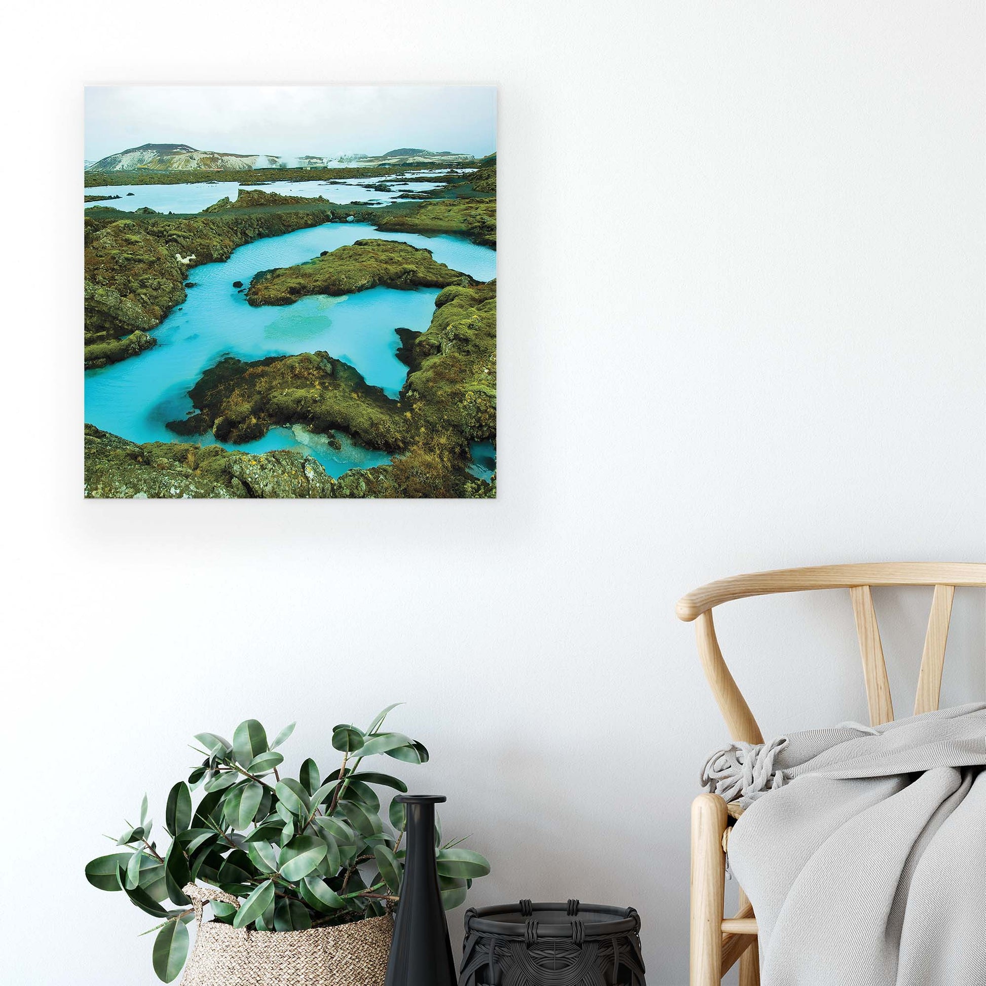 Lakes & Waterfalls Canvas Photo Print - USTAD HOME