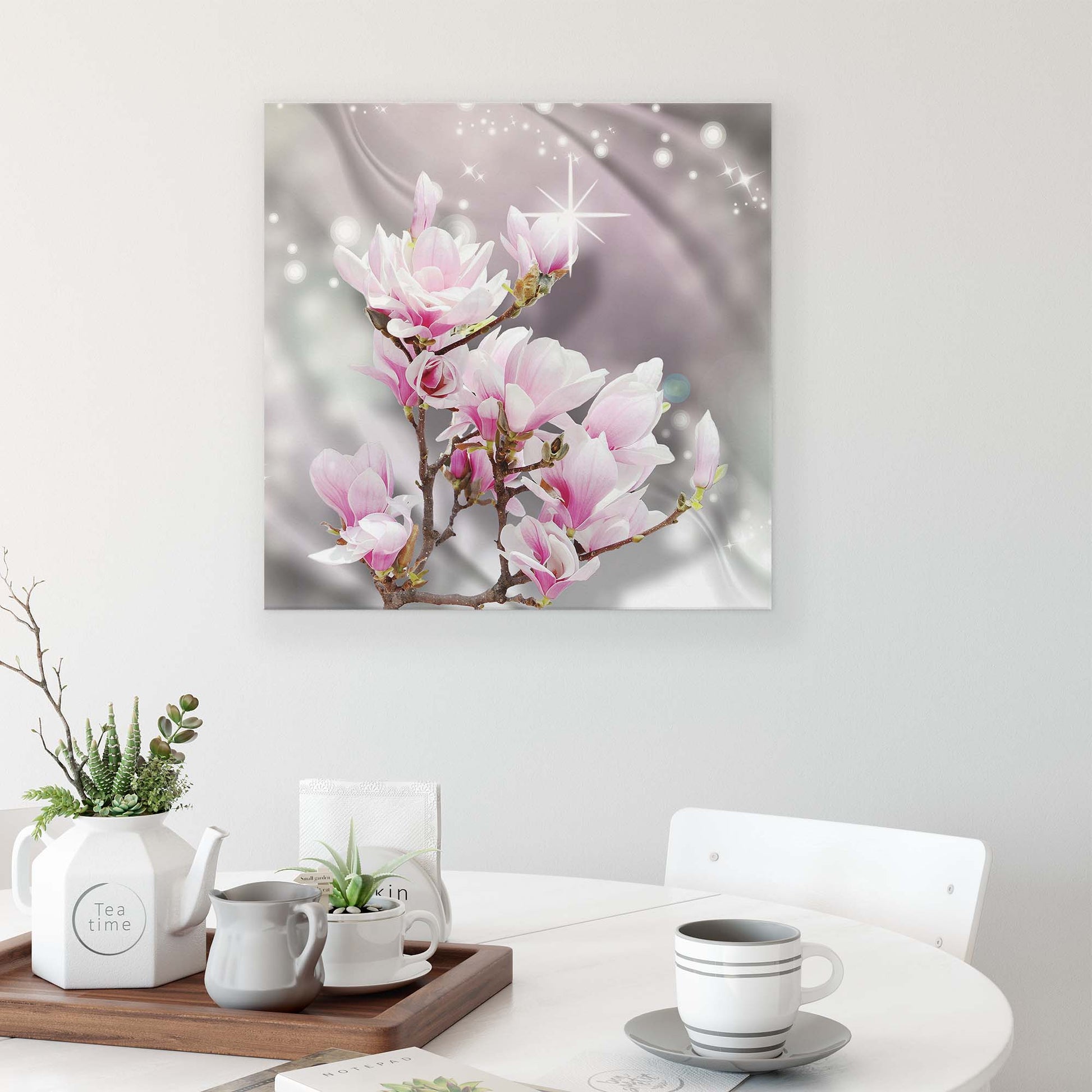 Modern Flowers, Nature, & Swirls Canvas Photo Print - USTAD HOME