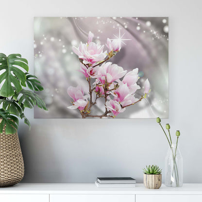 Modern Flowers, Nature, & Swirls Canvas Photo Print - USTAD HOME