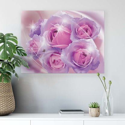 Modern Flowers, Nature, & Swirls Canvas Photo Print - USTAD HOME