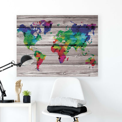 Maps Canvas Photo Print - USTAD HOME