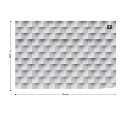 3D Brick Illusion Pattern Photo Wallpaper Wall Mural - USTAD HOME