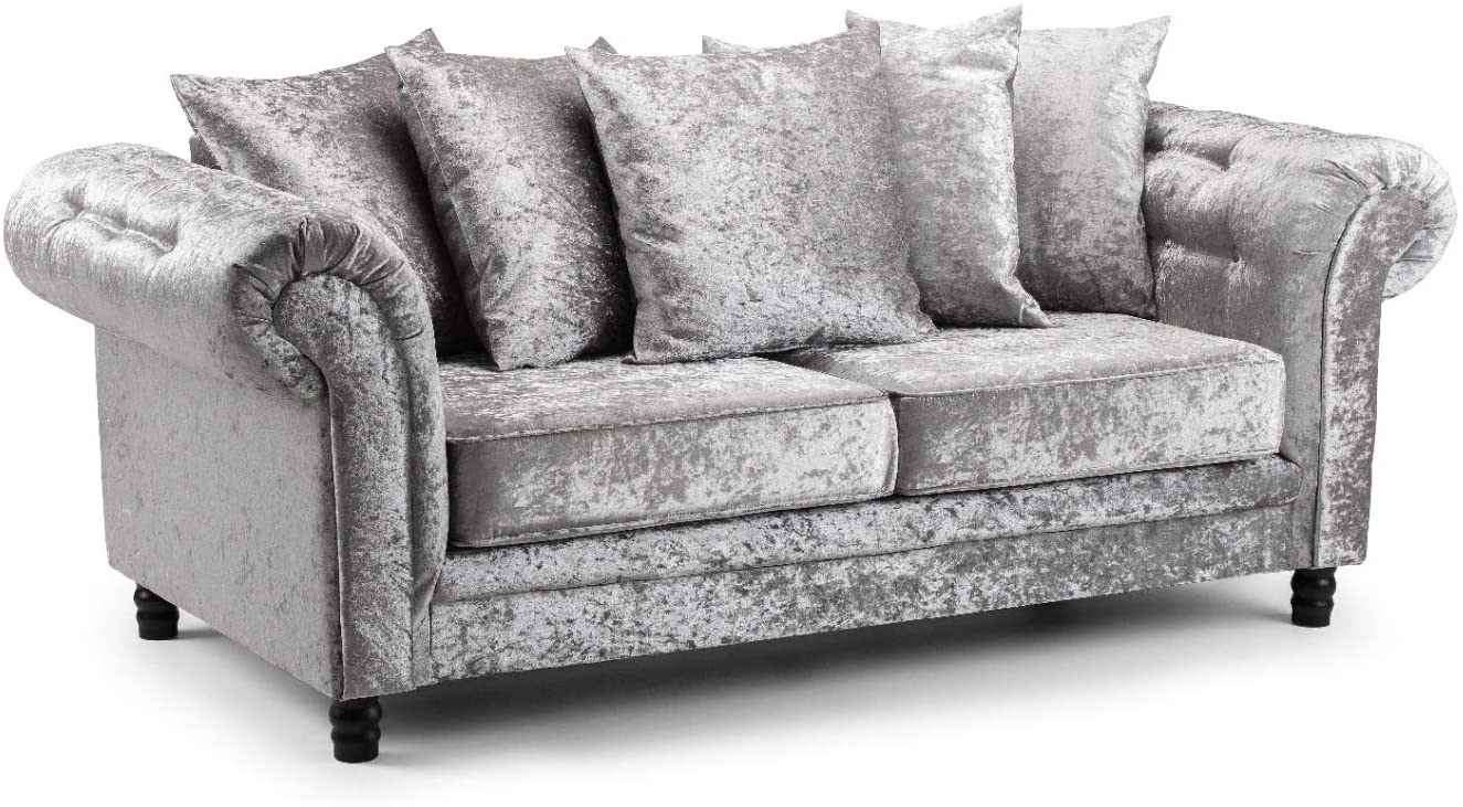 Fulham Crushed Velvet Sofa - USTAD HOME