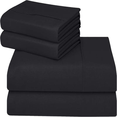 Bed Sheet Set Soft Brushed Microfibre Fabric - USTAD HOME
