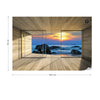 Beach Sunset 3D Modern Window View Photo Wallpaper Wall Mural - USTAD HOME