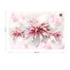 Pink Flowers Photo Wallpaper Wall Mural - USTAD HOME