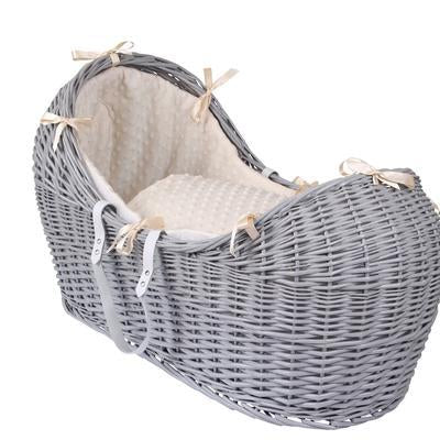 Grey fashion pod moses basket