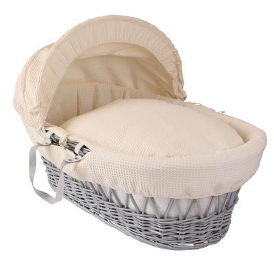 Waffle Wicker Moses Basket - USTAD HOME