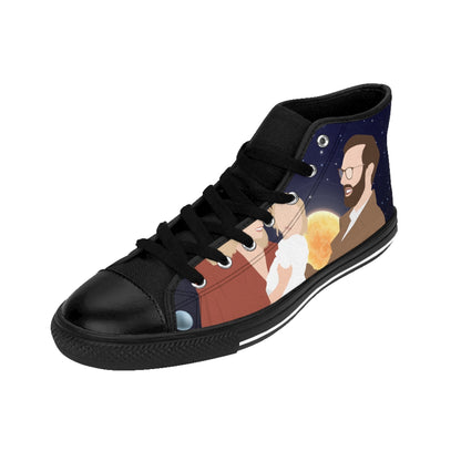 Personalized Faceless Illustration Photo Design Top Canvas Men's Shoes - USTAD HOME