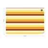 Brown, Yellow, And Orange Stripes Photo Wallpaper Wall Mural - USTAD HOME