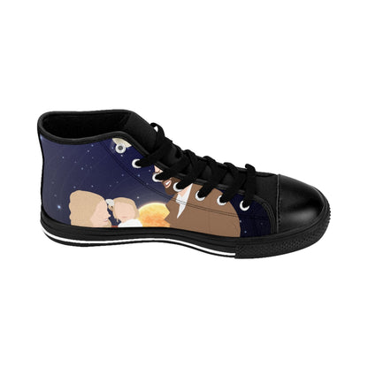 Personalized Faceless Illustration Photo Design Top Canvas Men's Shoes - USTAD HOME