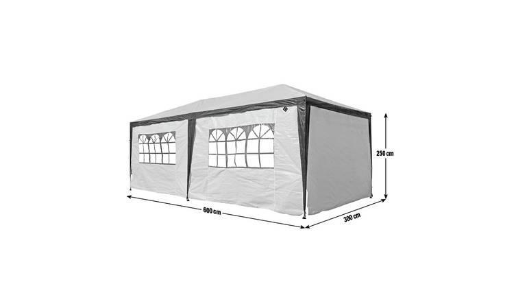 3X3/3x6/9M Garden Gazebo Marquee Party Tent Wedding White Canopy Shade Outdoor