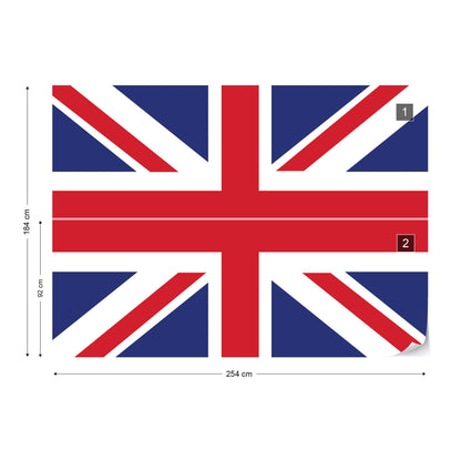 Flag Great Britain Uk Union Jack Photo Wallpaper Wall Mural - USTAD HOME