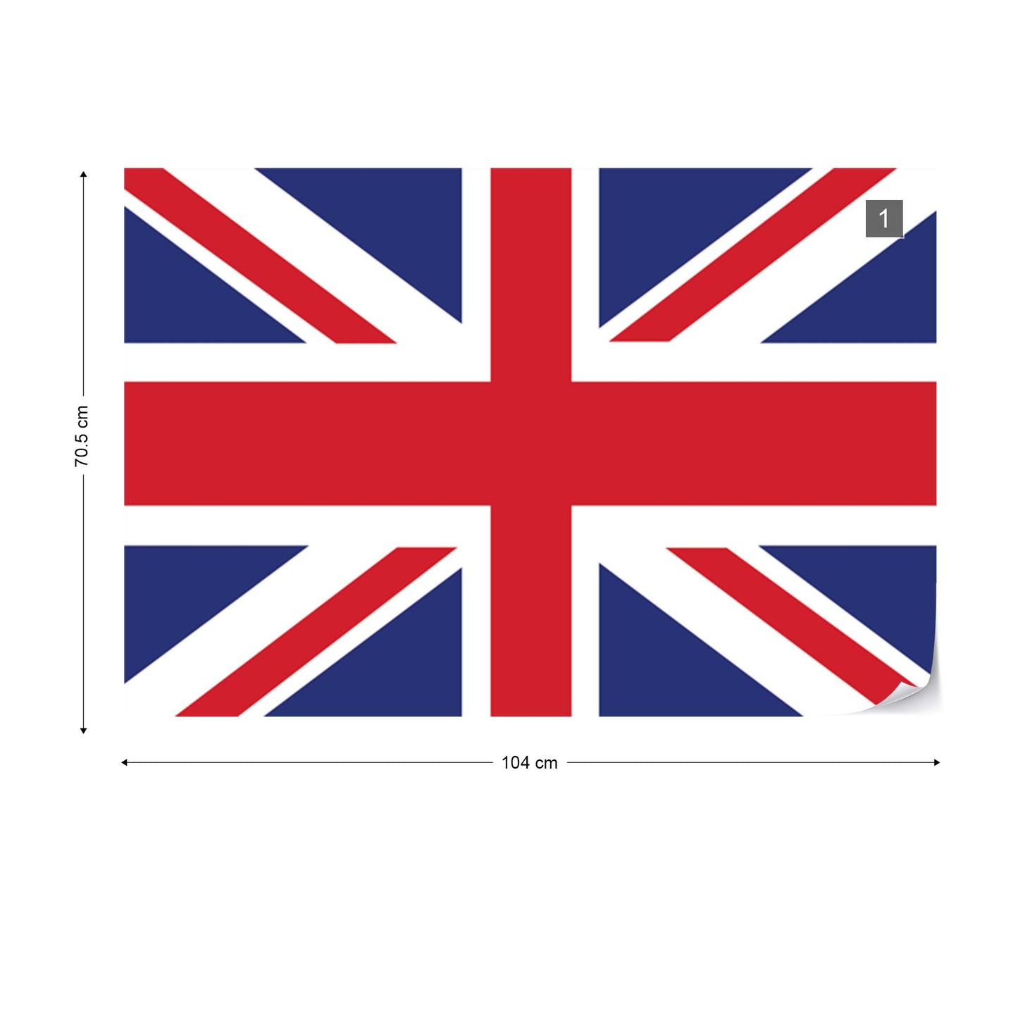 Flag Great Britain Uk Union Jack Photo Wallpaper Wall Mural - USTAD HOME