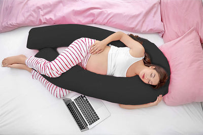 Comfortable U Shaped Pregnancy Support Pillow With Free Case - USTAD HOME