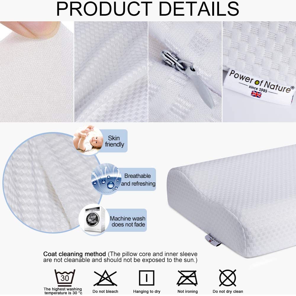 Memory Foam Ergonomic Bed Pillow - USTAD HOME