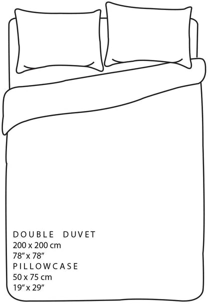 Reversible Duvet Cover Pillowcases Bedding Set - USTAD HOME