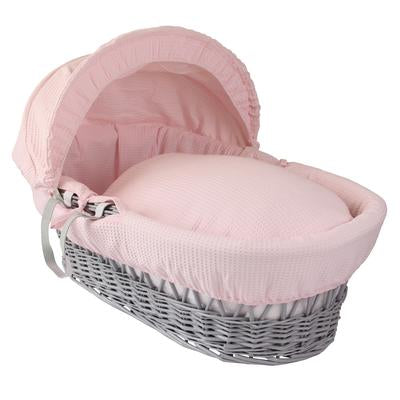 Waffle Wicker Moses Basket - USTAD HOME