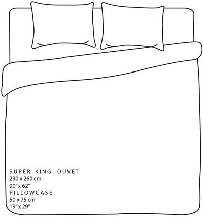 Banded Stripe Super Soft Cotton Duvet Cover Set - USTAD HOME