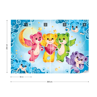 Care Bears Heart Photo Wallpaper Wall Mural - USTAD HOME