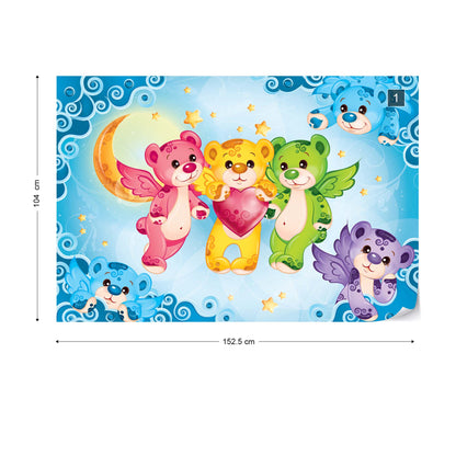 Care Bears Heart Photo Wallpaper Wall Mural - USTAD HOME