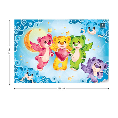 Care Bears Heart Photo Wallpaper Wall Mural - USTAD HOME