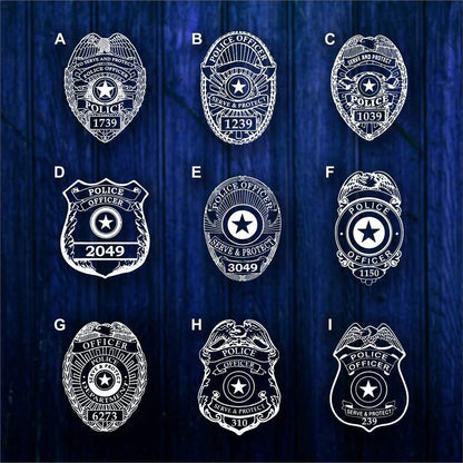 PERSONALIZED POLICE OFFICER WALL ART CANVAS - USTAD HOME