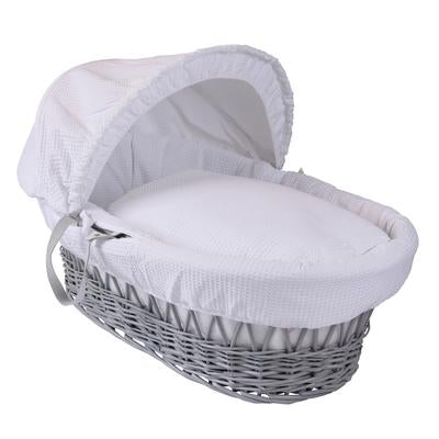 Waffle Wicker Moses Basket - USTAD HOME