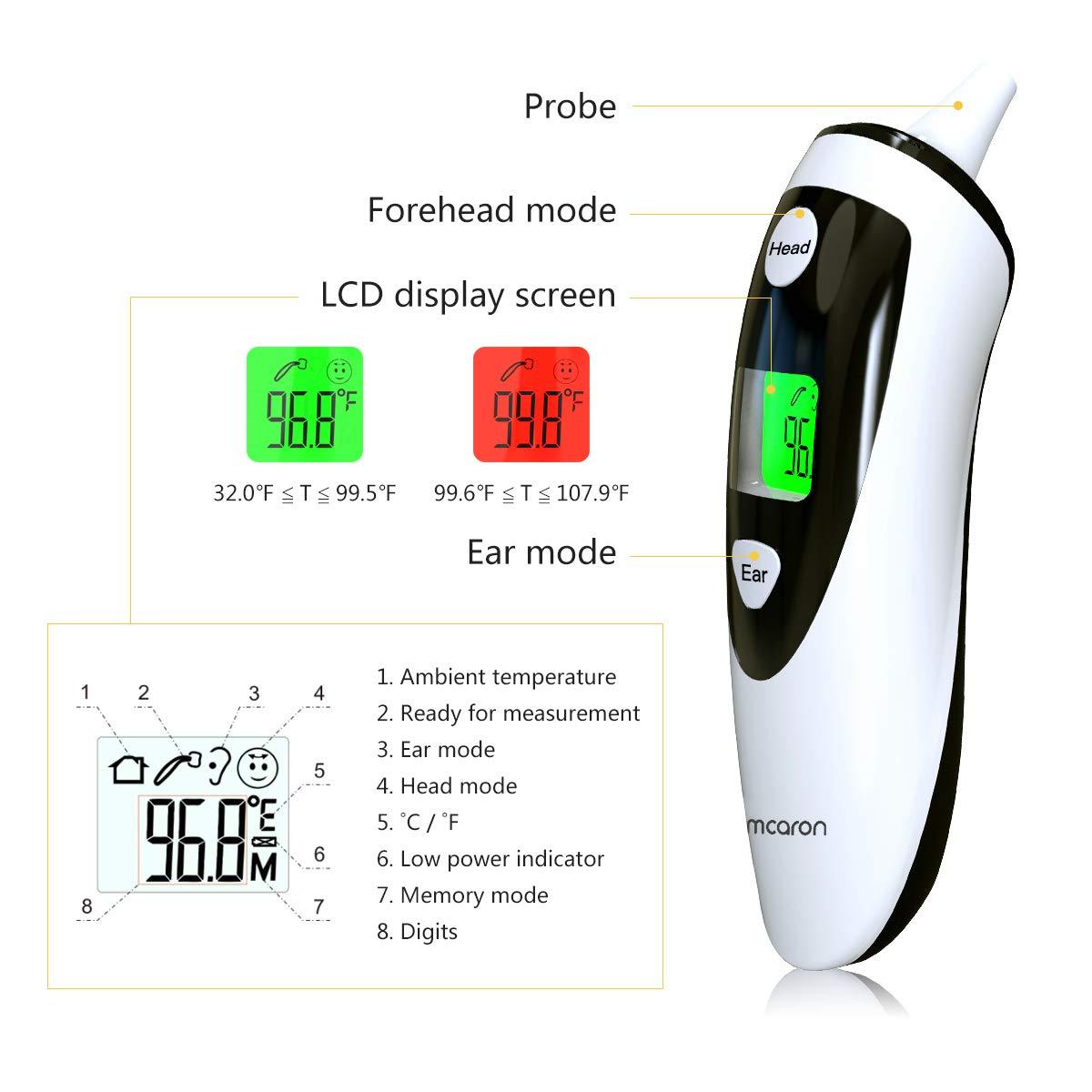 Medical Forehead and Ear Thermometer - USTAD HOME